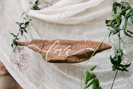 Wood signage