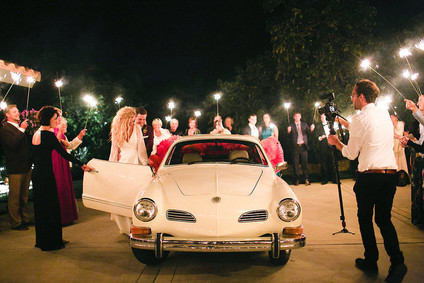 Sparkler send off