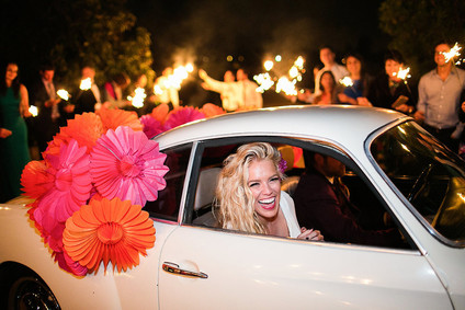 Sparkler send off