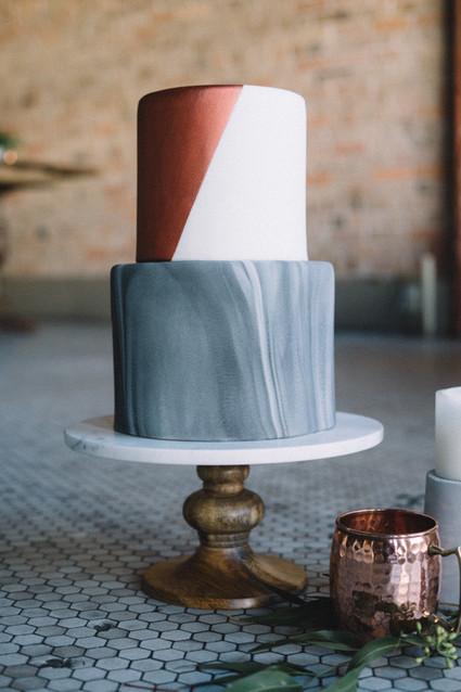 Green and copper wedding inspiration