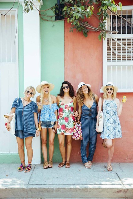 Show Me Your Mumu bachelorette party in Colombia Inspiration