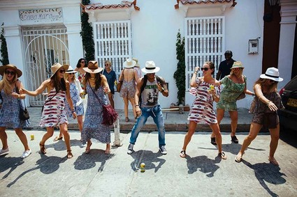 Show Me Your Mumu bachelorette party in Colombia