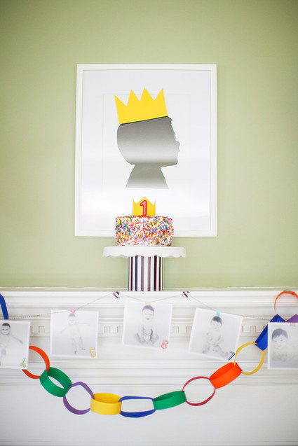 Colorful first birthday ideas