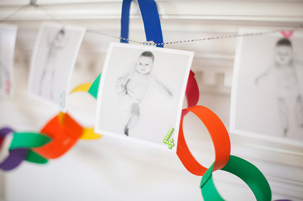 Colorful first birthday ideas