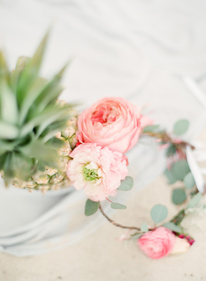 pineapples and flower crowns Inspiration