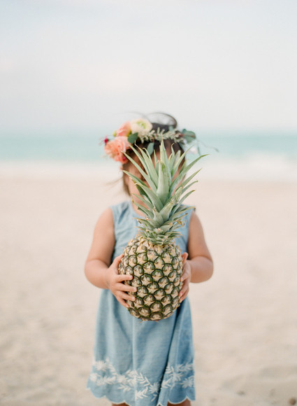 Little girls with flower crowns