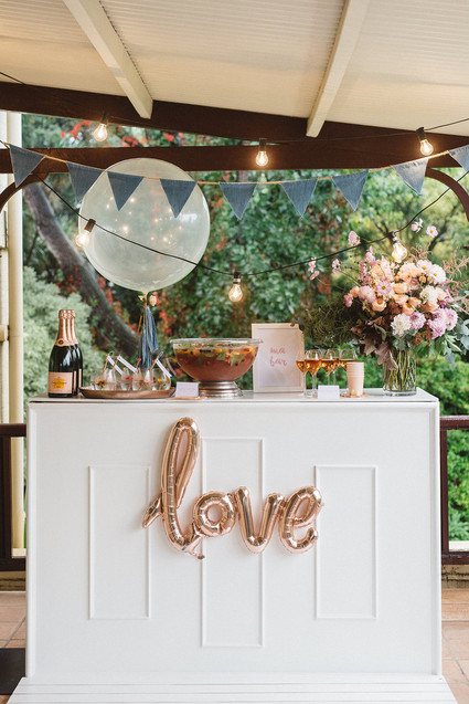 Blush and blue Mother's Day brunch Wedding Inspiration