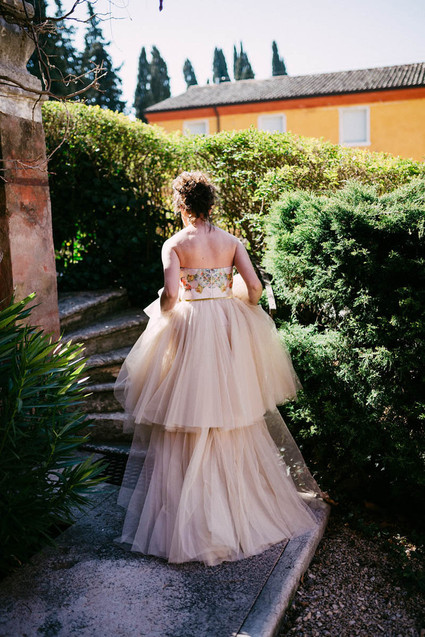 David Fielden wedding gown
