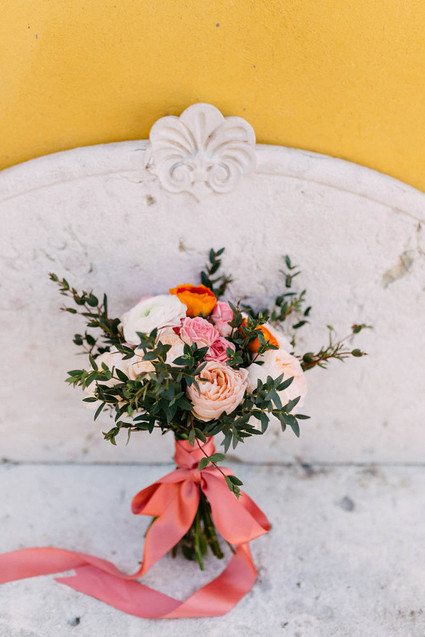 Spring bridal bouquet