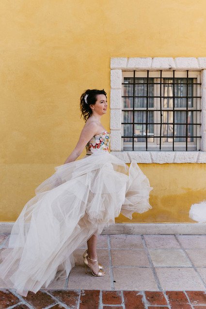 David Fielden wedding gown