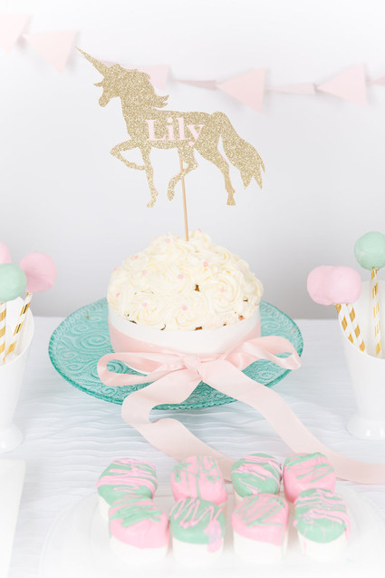 Pastel unicorn 1st birthday Inspiration