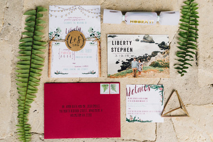 Spring wedding invitations