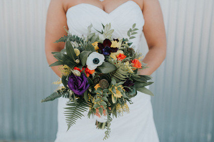 Winter bridal bouquet