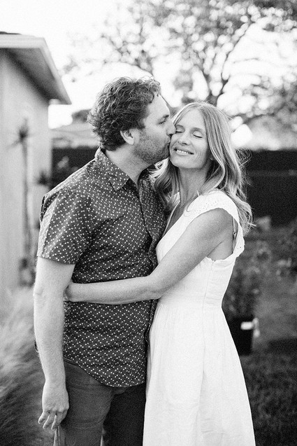 Family photos at home in Los Angeles