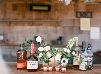 Rustic cocktail bar