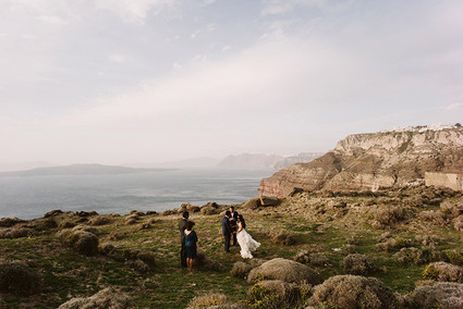Santorini elopement Inspiration
