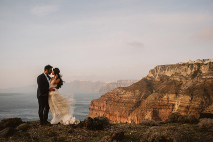 Santorini elopement Inspiration