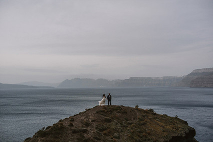 Santorini elopement