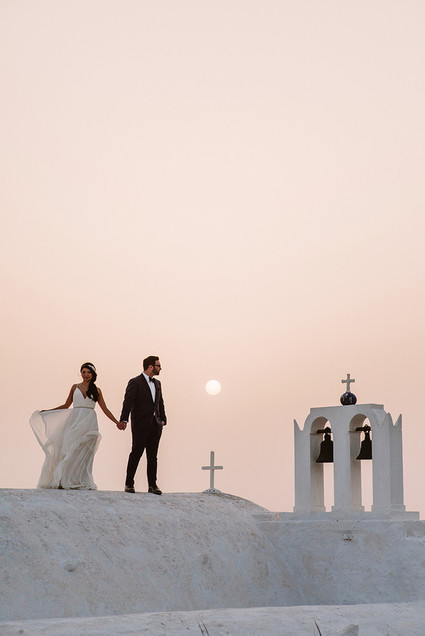 Santorini elopement Inspiration