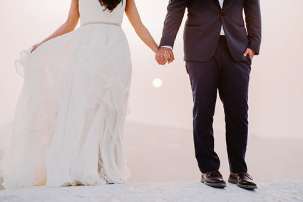 Santorini elopement Inspiration