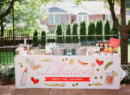 Pickles and Ice Cream baby shower Inspiration