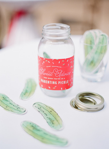 Pickles and Ice Cream baby shower Inspiration