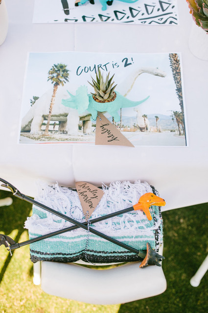 Modern dinosaur 2nd birthday Inspiration