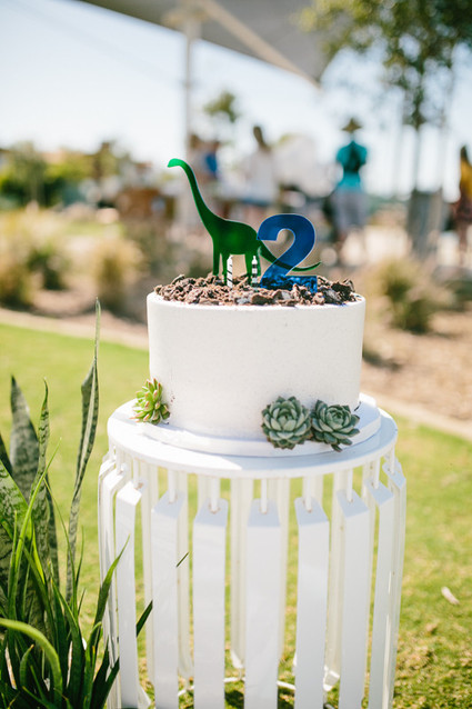 Modern dinosaur 2nd birthday Inspiration