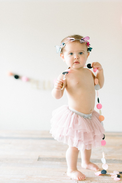 baby girl 1st birthday cake smash