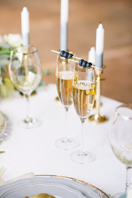 Gray and gold wedding ideas