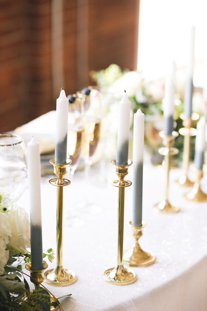 Gray and gold wedding ideas