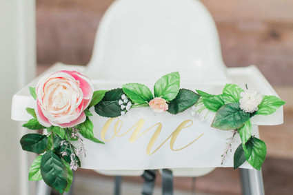 Floral Korean Dol first birthday