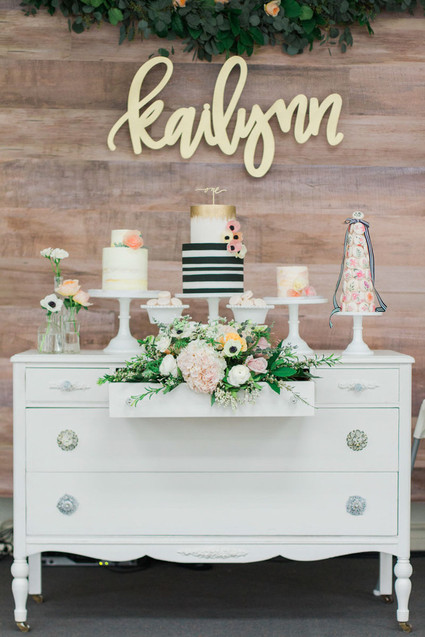 Floral Korean Dol first birthday Inspiration