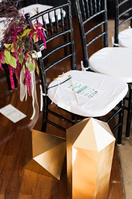 Modern ceremony decor