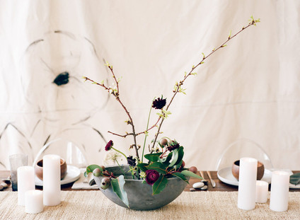 Organic modern wedding inspiration