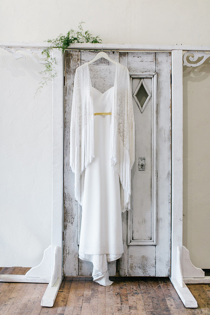 Fringe wedding dress