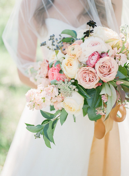 Spring bridal bouquet