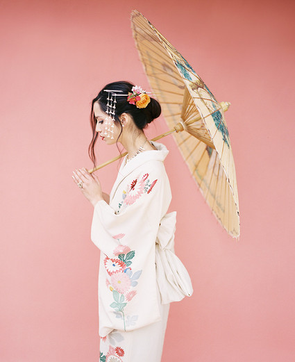 Modern Asian inspired spring wedding ideas