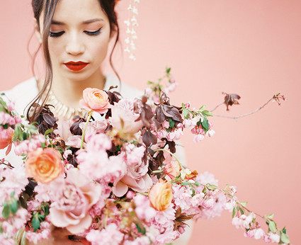 Modern Asian inspired spring wedding ideas