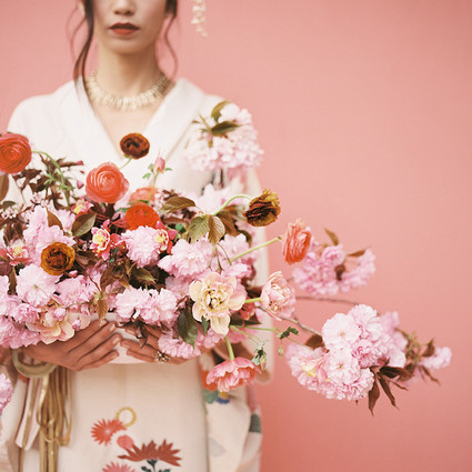 Modern Asian inspired spring wedding ideas