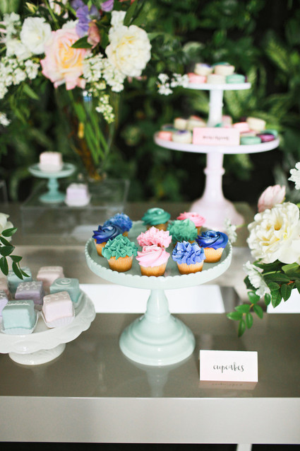 Bridal shower dessert table