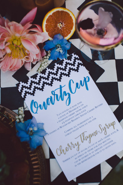 Bohemian modern wedding decor