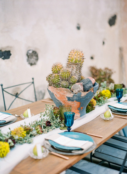 Succulent centerpiece