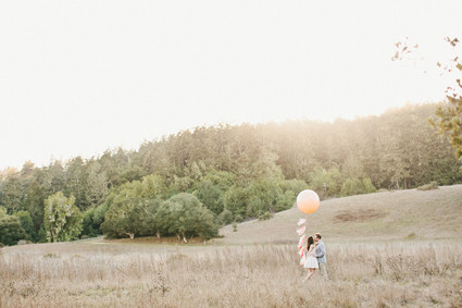 Balloon wedding portraits