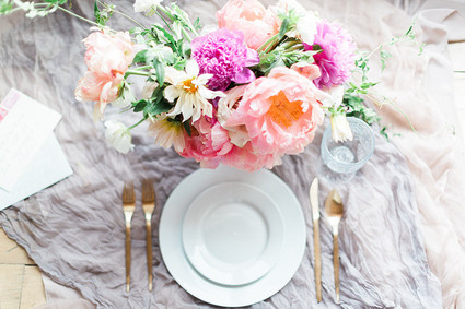 Pretty peony wedding inspiration Inspiration