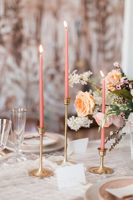 Brown and pink wedding ideas