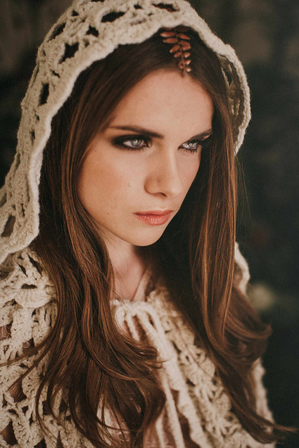 Knit cape