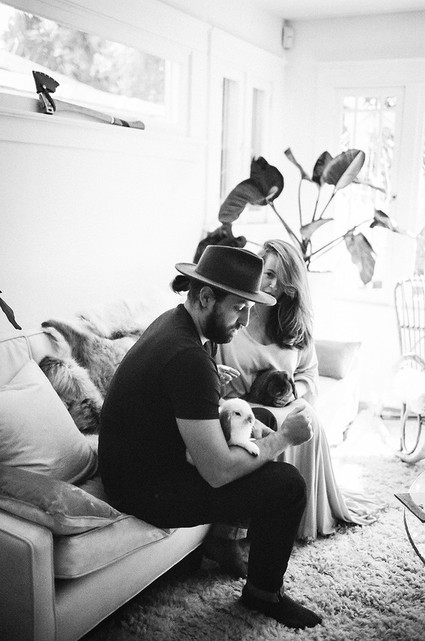 Venice Beach at home engagement shoot Inspiration