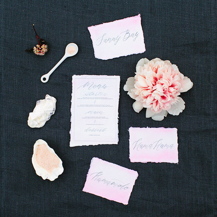 Watercolor invite suite