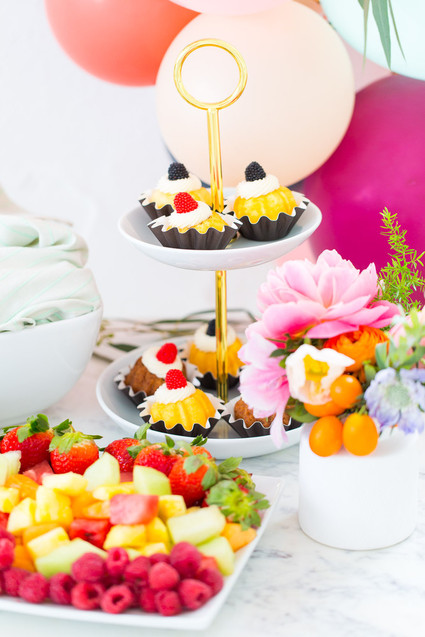 bridal shower dessert table